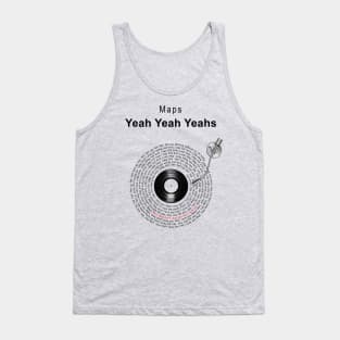 MAPS YEAH LYRICS ILLUSTRATIONS Tank Top